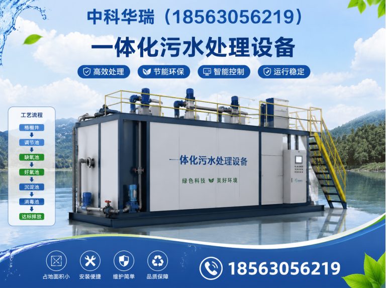 寒亭区一体化污水处理设备展示图